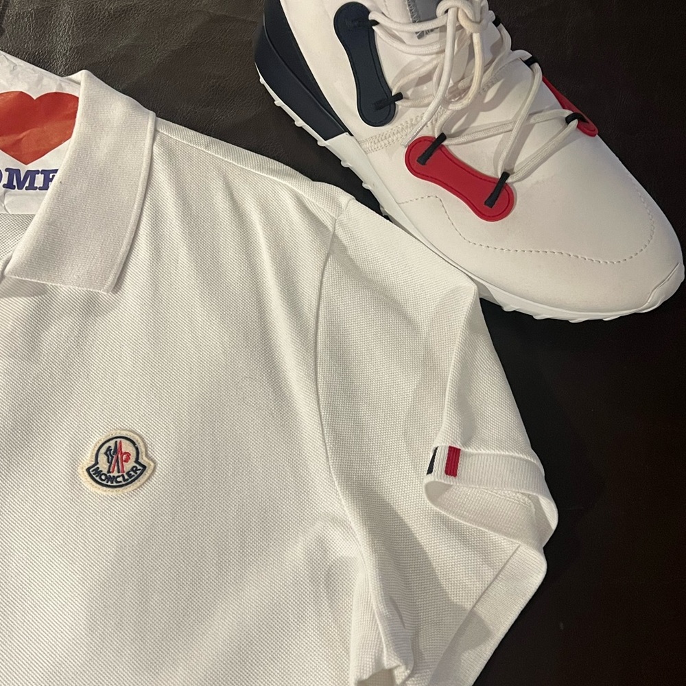Moncler Emilien Sneakers Size 43 Moncler Polo Shirt L will Seperate Discontinued - Picture 2 of 9